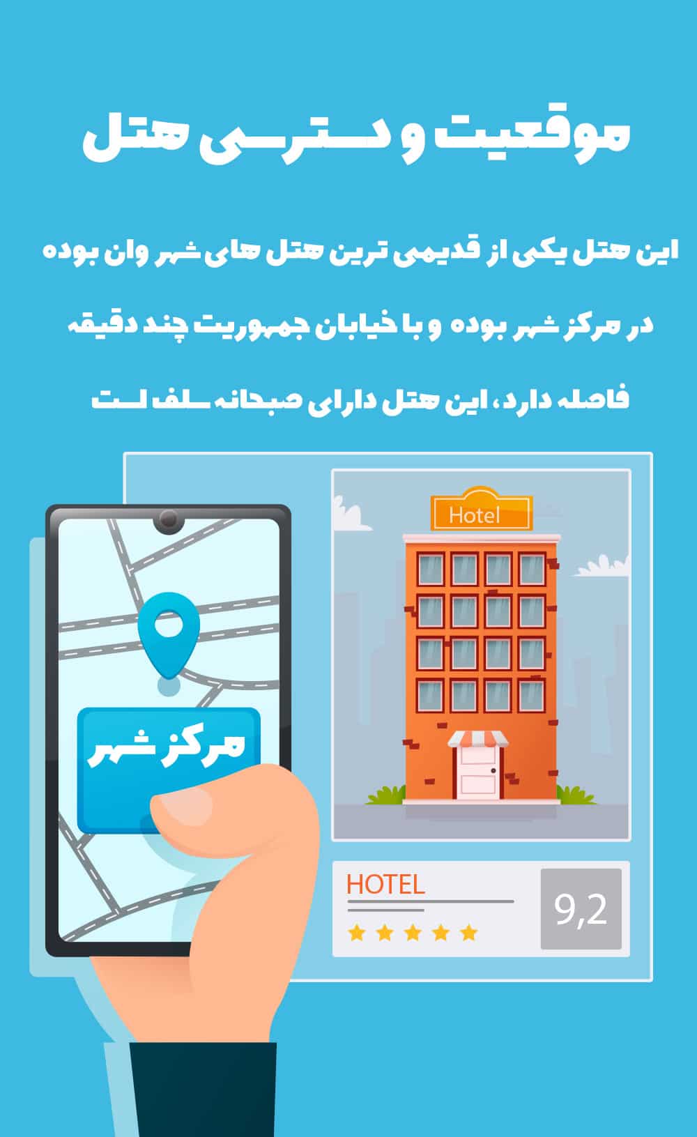 موقعیت و دسترسی هتل پارک وان