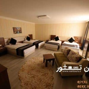 اتاق های چهار تخته هتل رویال برک وان