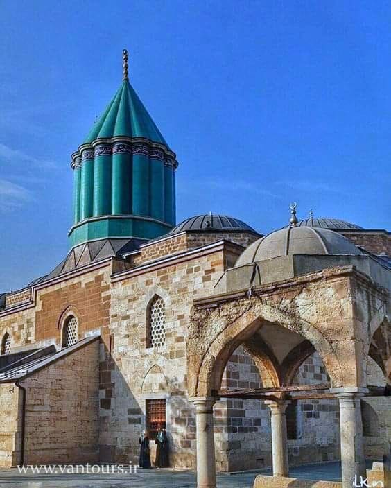 فاصله وان از قونیه