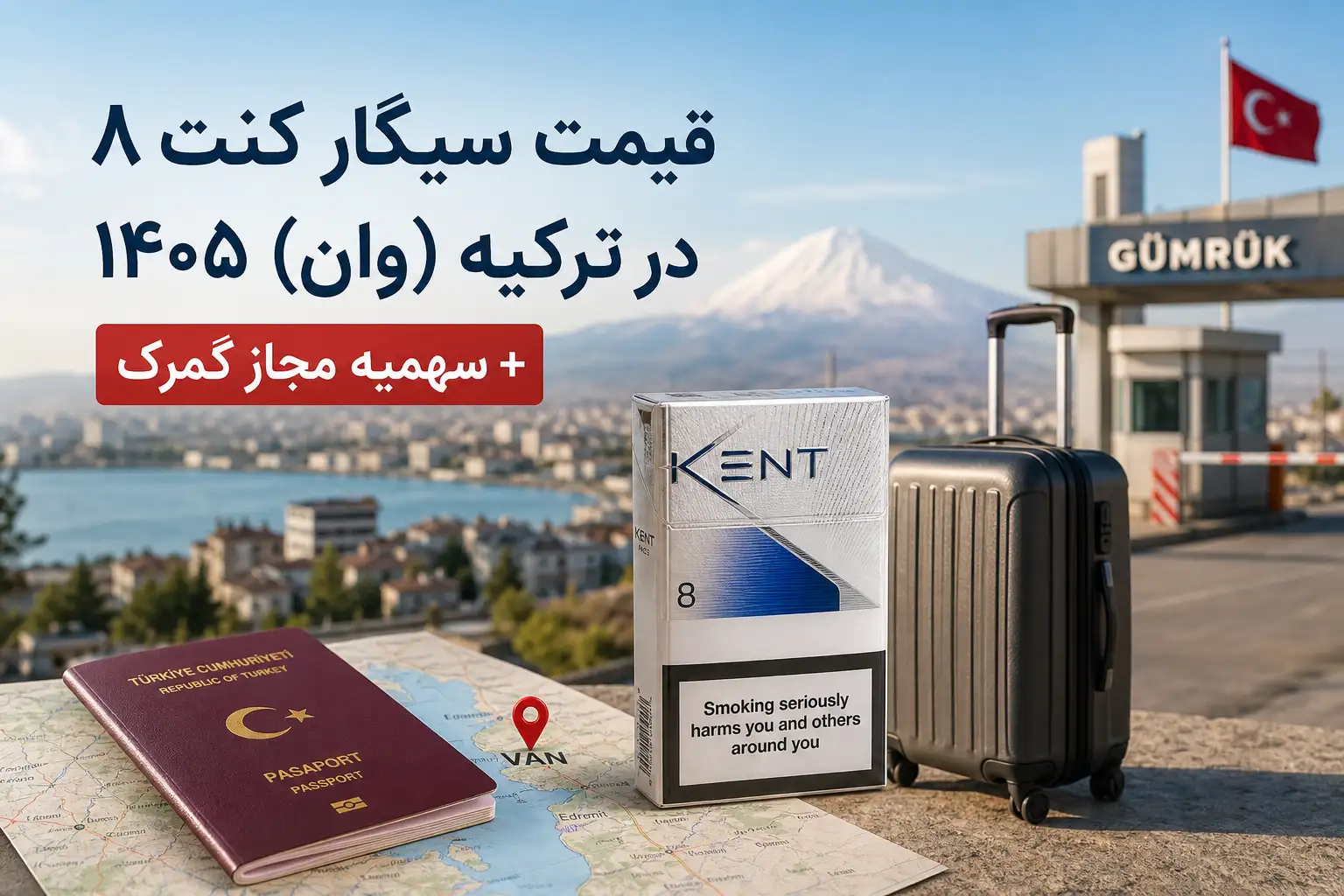 قیمت سیگار کنت 8 در وان